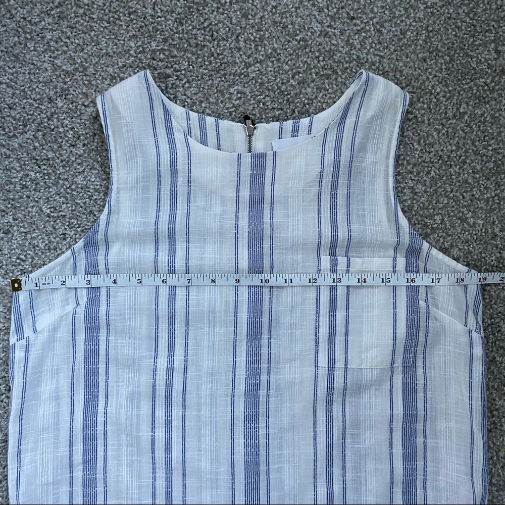OLIVE + OAK Striped Sleeveless Blouse - Picture 9 of 11